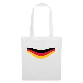 deutschland flagge sport team crew germany farben - Stoffbeutel - Weiß - Vorne
