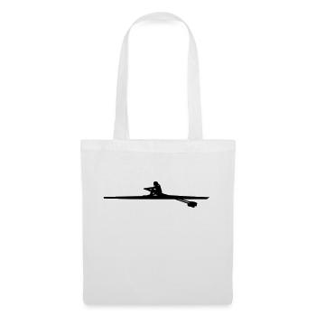 rowing - woman - aviron - Sac en tissu - blanc - Devant