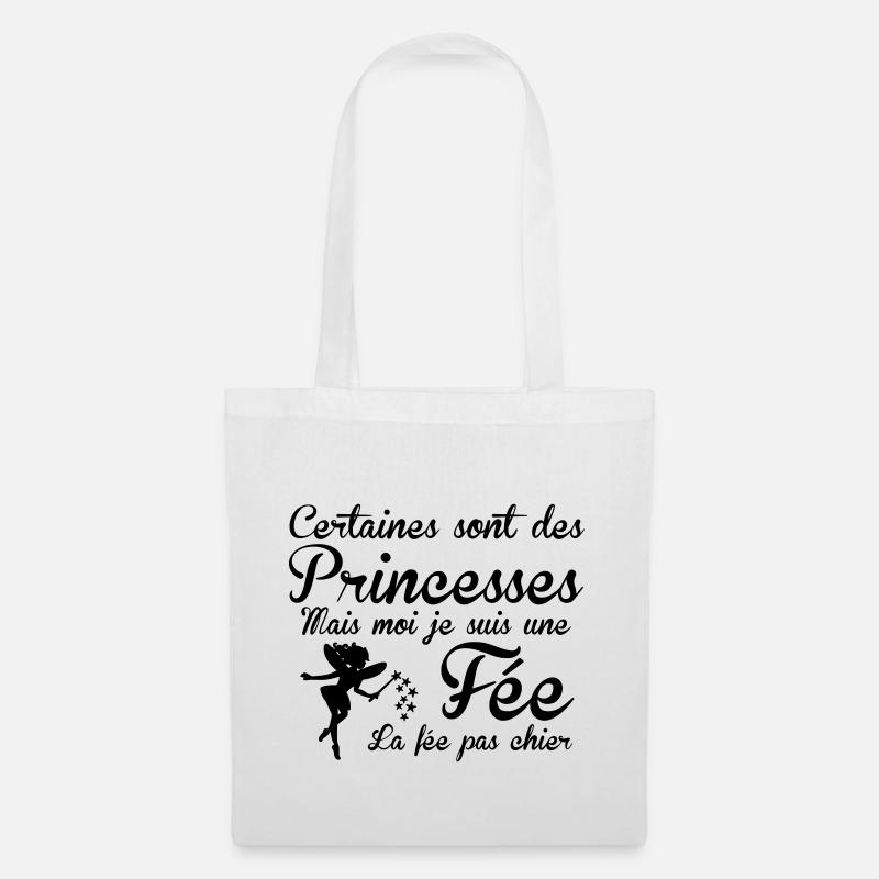 la fée pas chier - Sac en tissu - blanc