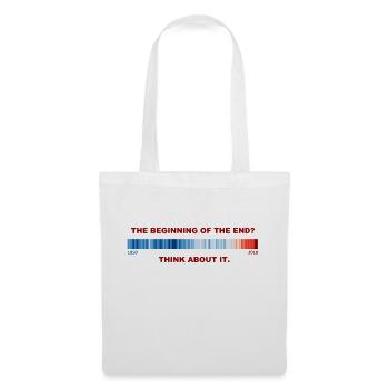 Le réchauffement de la fin ? - Sac en tissu - blanc - Devant