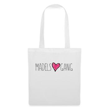 maedels herz gang liebe - Stoffbeutel - Weiß - Vorne