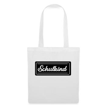 schulkind_tafel - Stoffbeutel - Weiß - Vorne