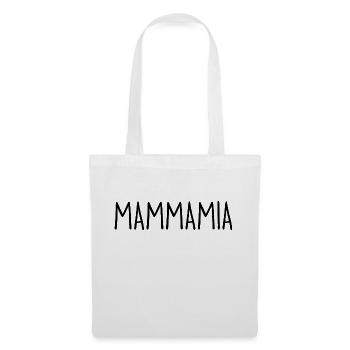 MAMMAMIA - Stoffbeutel - Weiß - Vorne