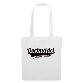 Dorfkind - Dorfmädel - Stoffbeutel - Weiß - Vorne