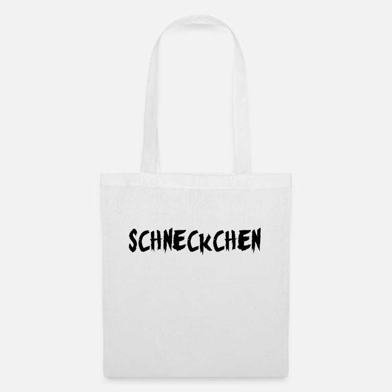 Schneckchen - Stoffbeutel - Weiß