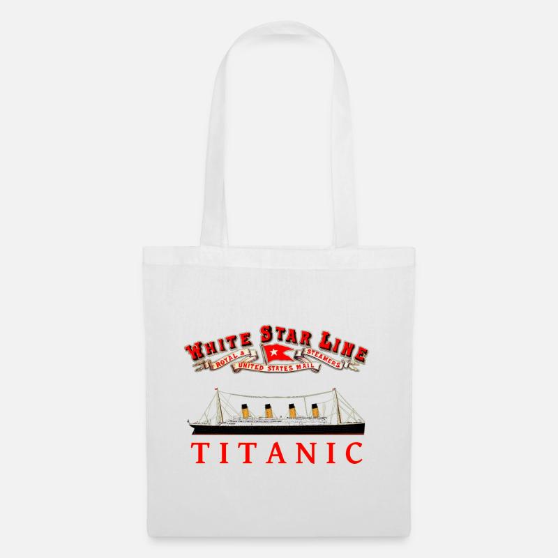 TITANIC Kreation Louis RUNEMBERG © Adagp - Stoffbeutel - Weiß