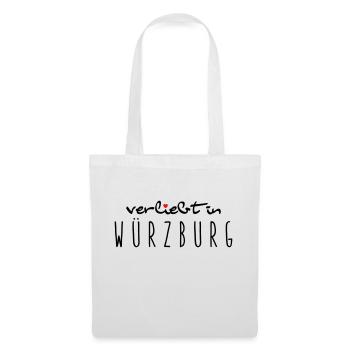 verliebt in Würzburg - I love it - Stoffbeutel - Weiß - Vorne
