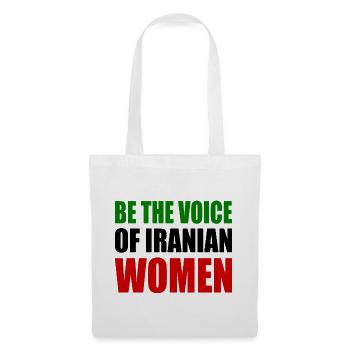 Be the voice of iranian women - Tote Bag - white - Front