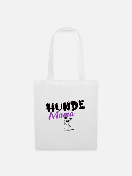 Hunde Mama - Stoffbeutel - Weiß