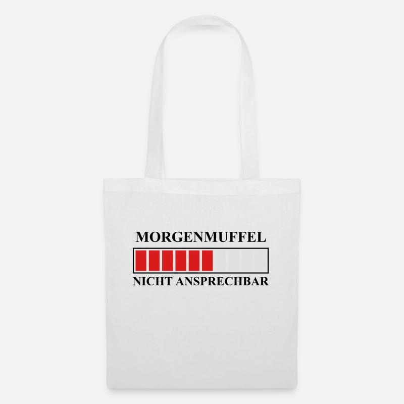 Morgenmuffel - Stoffbeutel - Weiß