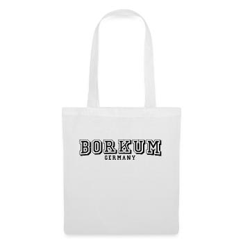 Borkum - Stoffbeutel - Weiß - Vorne