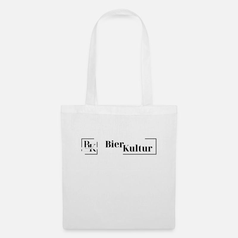 Bier Kultur - Stoffbeutel - Weiß