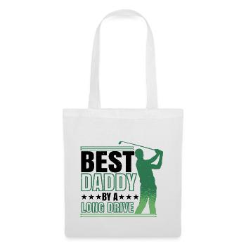 Best Daddy By A Long Drive 2 - Stoffbeutel - Weiß - Vorne