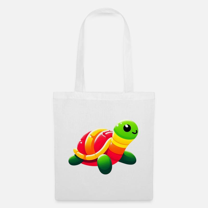 Schildkröte - Stoffbeutel - Weiß
