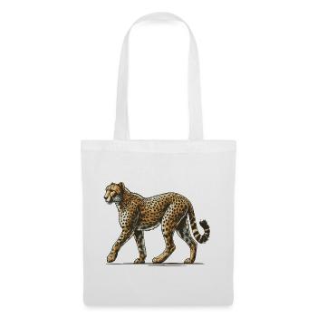 Guépard - Sac en tissu - blanc - Devant