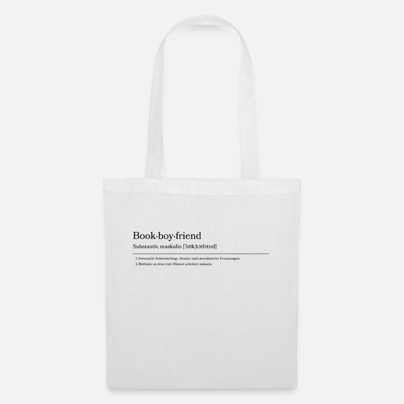 Bookboyfriend - Stoffbeutel - Weiß