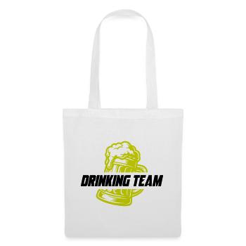 Drinking Team Bier - Stoffbeutel - Weiß - Vorne