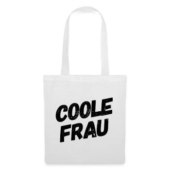 Femme cool drôle de dicton - Sac en tissu - blanc - Devant