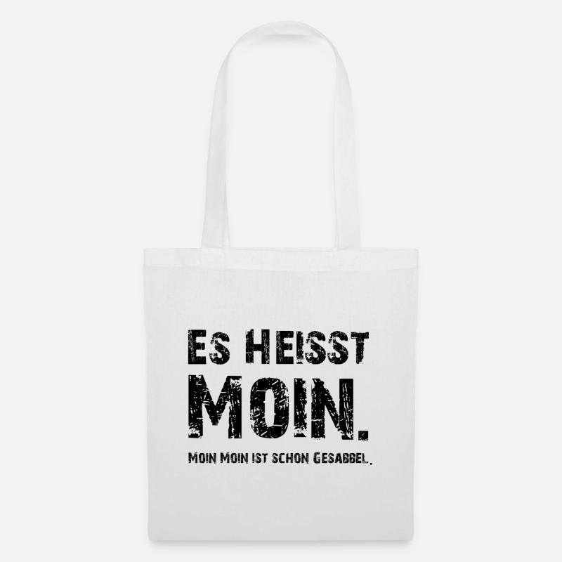 Es heißt Moin - Stoffbeutel - Weiß