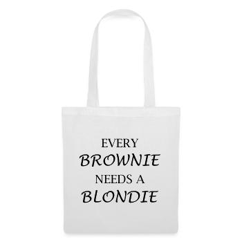 Brownie - Sac en tissu - blanc - Devant