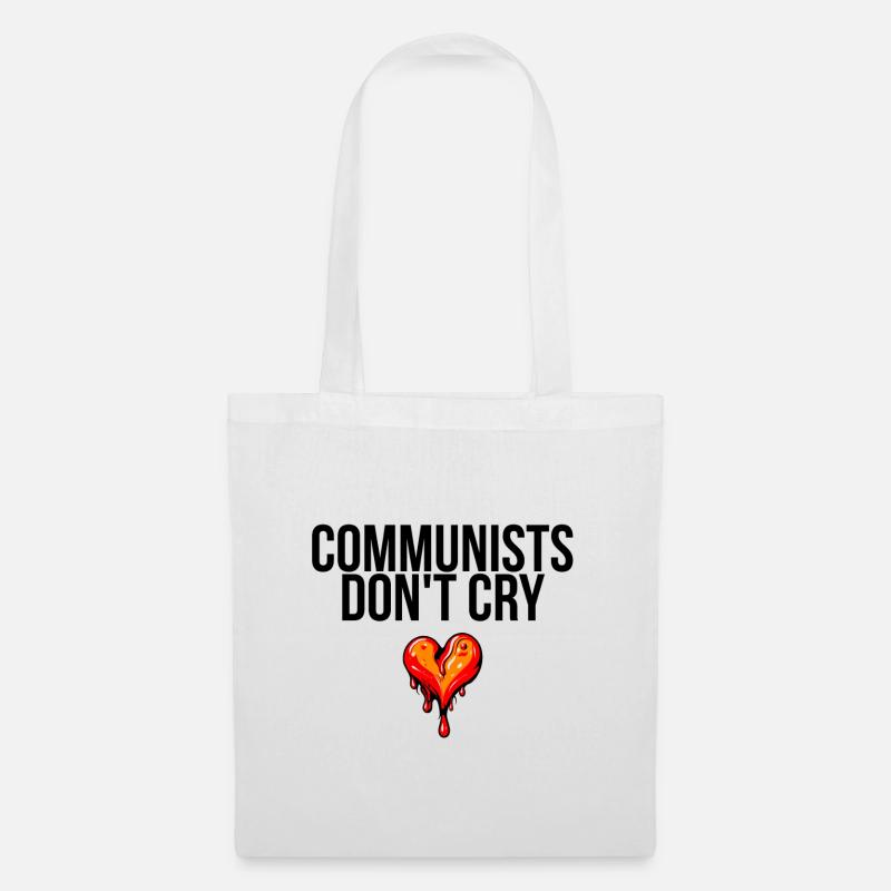 communists don't cry - Tote Bag - white