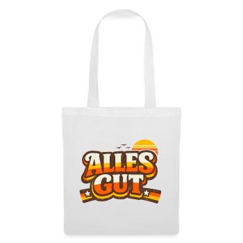 Alles Gut Spruch - Stoffbeutel - Weiß - Vorne