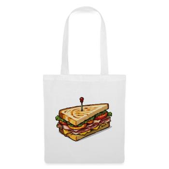 Club Sandwich Pin Art - Tote Bag - white - Front