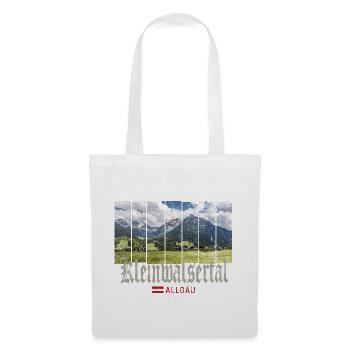 Kleinwalsertal Allgäu in Österreich Souvenir - Stoffbeutel - Weiß - Vorne