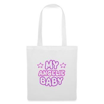 Cadeau pour Angelie - Sac en tissu - blanc - Devant
