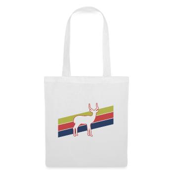 Antelope Retro Stripes – Safari Wildlife - Tote Bag - white - Front