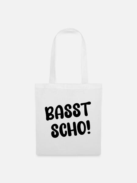 BASST SCHO! - Stoffbeutel - Weiß