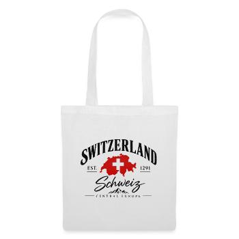 Switzerland - Alpen - Schweiz - Suisse - Zürich - Stoffbeutel - Weiß - Vorne