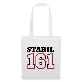 STABIL 161 - FOOTBALL RED - Stoffbeutel - Weiß - Vorne