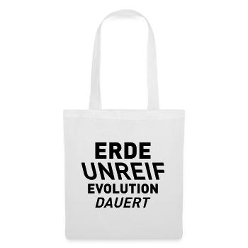 ERDE UNREIF - Stoffbeutel - Weiß - Vorne