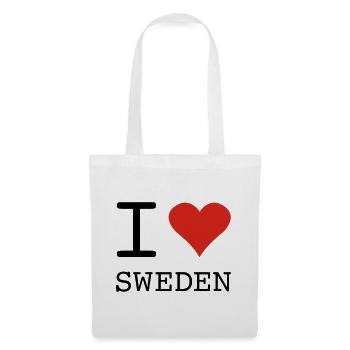 I LOVE SWEDEN Schweden - Tote Bag - white - Front
