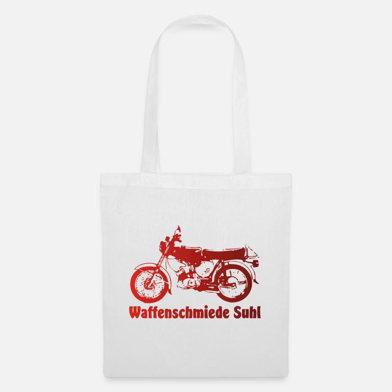 Simson S51 Waffenschmiede - Stoffbeutel - Weiß