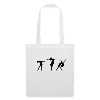 3danseuses - Sac en tissu - blanc - Devant
