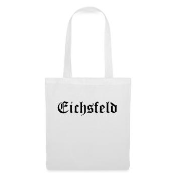 Eichsfeld Altdeutsche Schrift Schwarz - Stoffbeutel - Weiß - Vorne