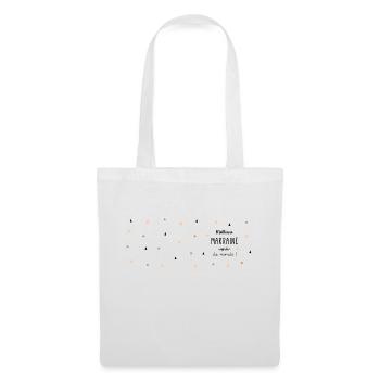 Tasse Meilleure marraine du monde - Sac en tissu - blanc - Devant