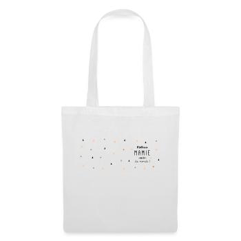 Tasse Meilleure mamie du monde - Sac en tissu - blanc - Devant