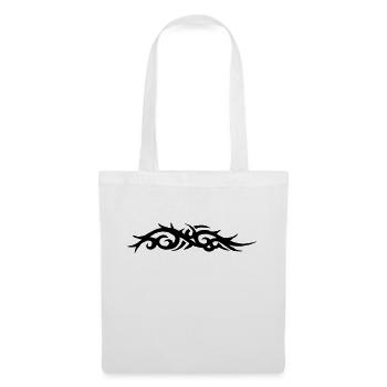 tribal tattoo - Sac en tissu - blanc - Devant