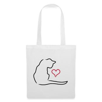 cat - Tote Bag - white - Front