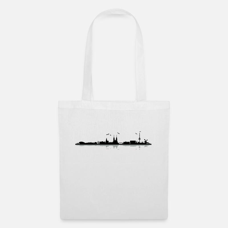 Bremen Skyline - Tote Bag - white