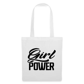 girlpower - Stoffbeutel - Weiß - Vorne