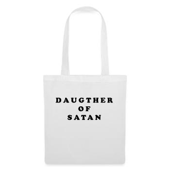DAUGTHER OF SATAN - Stoffbeutel - Weiß - Vorne