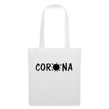 corona virus - Sac en tissu - blanc - Devant