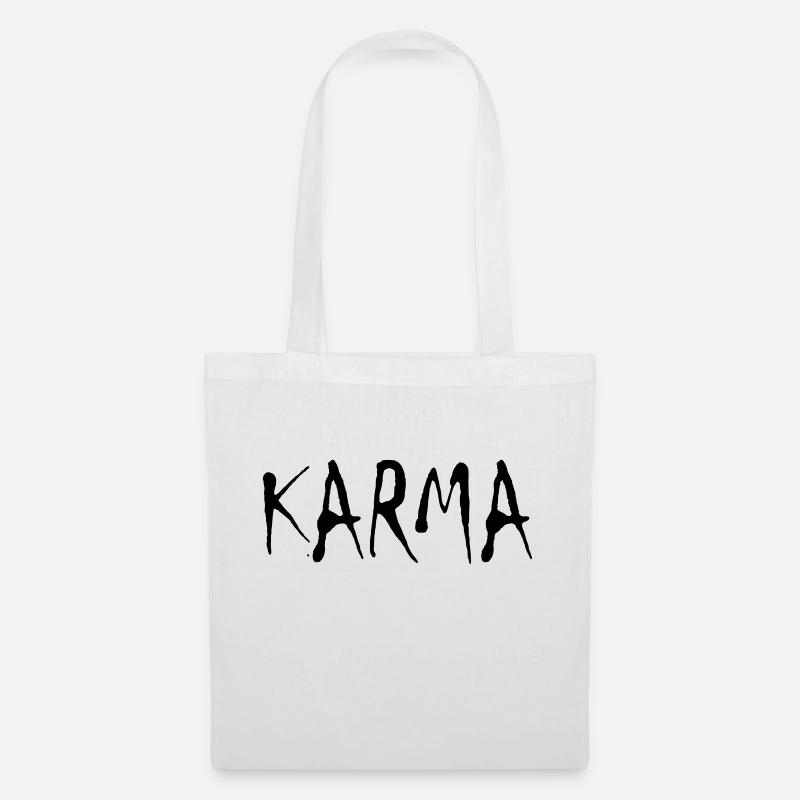 Karma (D00097) - Tote Bag - white