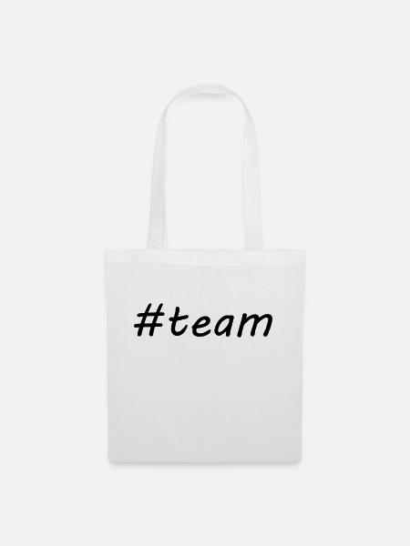 #team - Stoffbeutel - Weiß