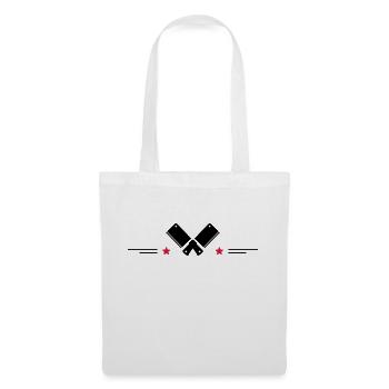 Couteaux de cuisine pour les chefs étoilés - Sac en tissu - blanc - Devant