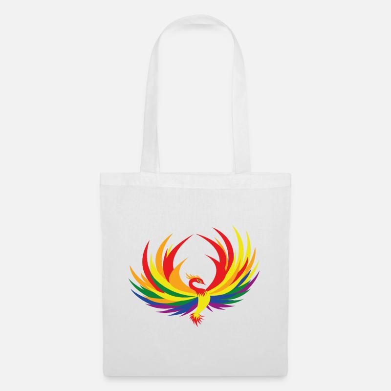 Rainbow Flag, Phoenix - Tote Bag - white